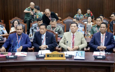 Menhan Hadiri Sidang Uji Materi UU TNI