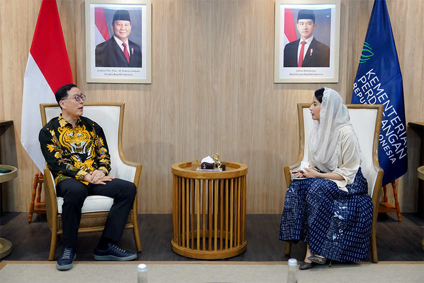 Wamendag Dyah Roro Esti menerima kunjungan Presiden KOCHAM di Jakarta, Kamis (19/6). [astakom/Kemendag]