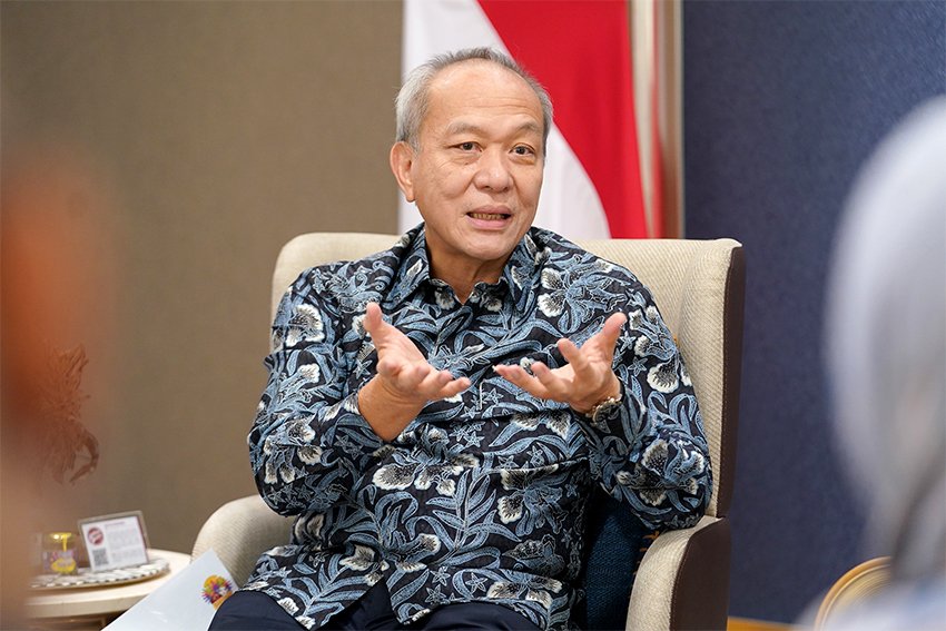 Mendag Budi Santoso menerima kunjungan Presiden IMA, Suparno Djasmin, di Jakarta, Rabu ( 18/6 ). [astakom/Kemendag]