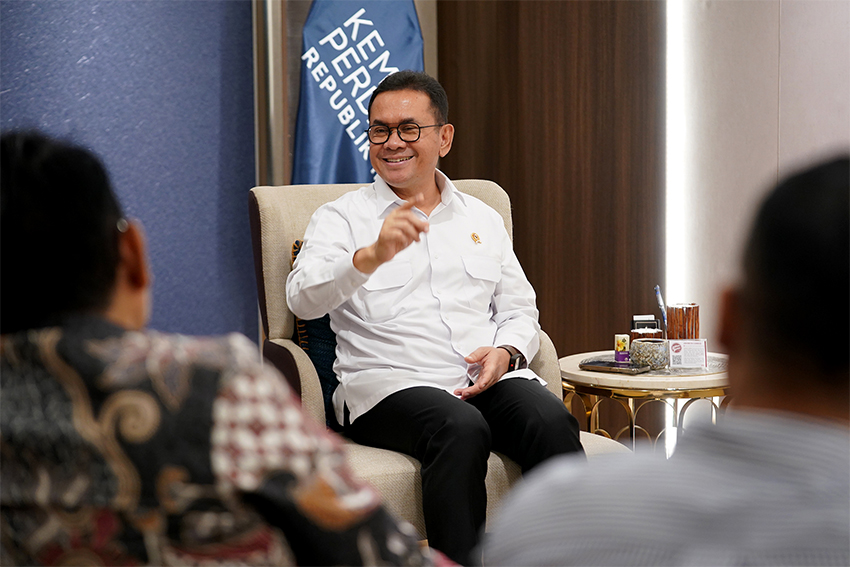Mendag Budi Santoso menerima kunjungan Presiden IMA, Suparno Djasmin, di Jakarta, Rabu ( 18/6 ). [astakom/Kemendag]