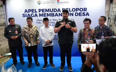 Kemenpora dan Kemendes PDT Gelar Apel Pemuda Pelopor Siaga Membangun Desa
