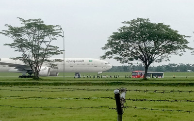 TNI Bantu Penanganan Ancaman Bom di Pesawat Saudi Airlines SV5276