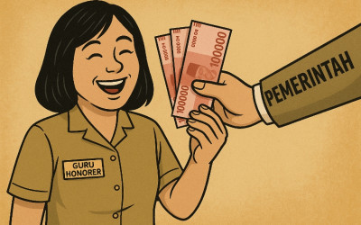 565 Ribu Guru Honorer Dapat 'Uang Saku' dari Pemerintah