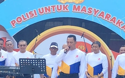 Semarak 'Bhayangkara Sport Day', Kapolri Tekankan Pelayanan dan Kekompakan Polri