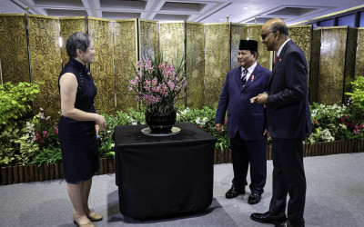 Prabowo Beri Nama Ibundanya dalam Diplomasi Anggrek Singapura