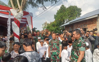 KSAD Tuntas 47 Sumber Air Bersih Bagi Masyarakat di Jambi