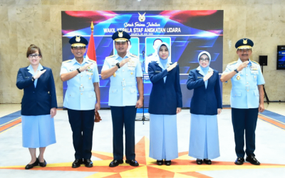 KSAU Pimpin Sertijab Wakasau di Mabes TNI AU