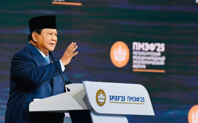 Di SPIEF 2025, Presiden Tegaskan Politik Luar Negeri Bebas Aktif Indonesia