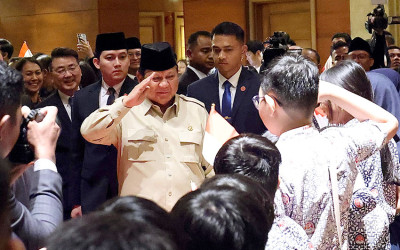 Presiden Prabowo Tiba di Singapura