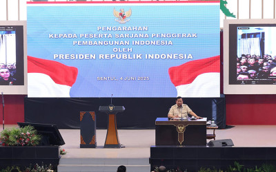 Presiden Prabowo Bersama BGN Beri Arahan Kepada SPPI di Sentul