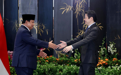 Presiden Prabowo Lakukan Pertemuan Bilateral dengan PM Singapura