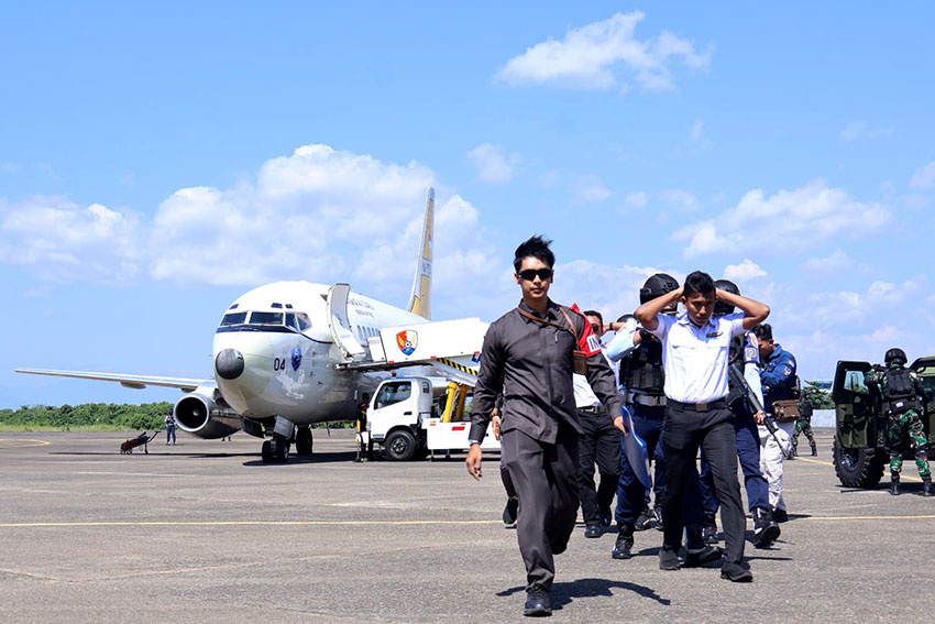 Latihan Pertahanan Udara Cakra B-25 TA 2025 yang dilaksanakan Komando Sektor Udara II Makassar, Senin (16/6). [astakom/Pen Hnd]