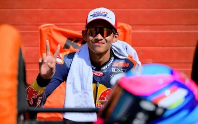 Cadas, Pembalap Muda Gunungkidul Juara di Sirkuit Mugello, Indonesia Raya Bergema