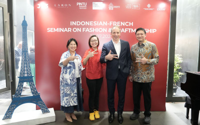 Bersama Prancis, Indonesia Kuatkan Fesyen dan Kriya ke Panggung Dunia