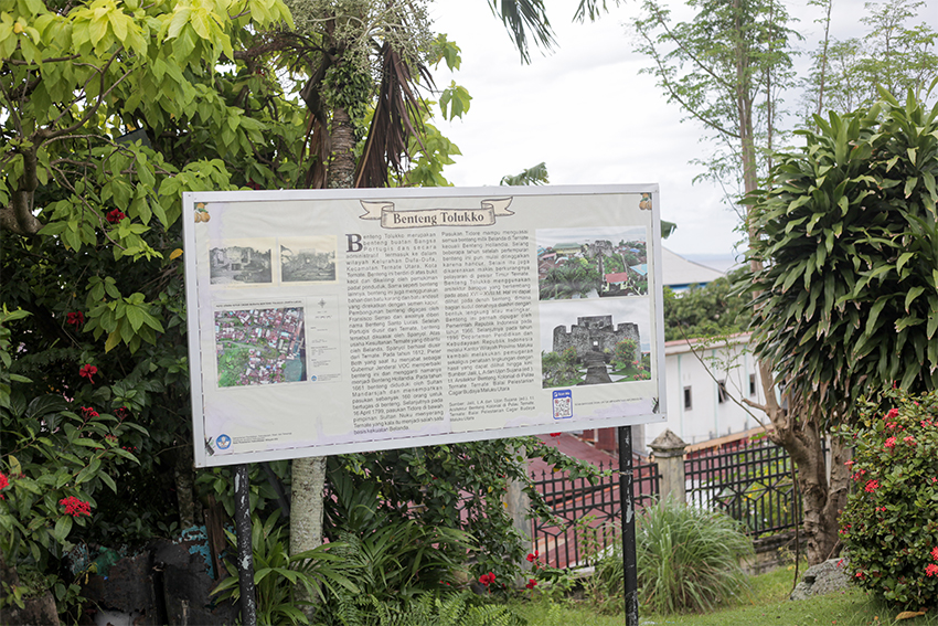 Benteng Tolukko, di Kota Ternate, Maluku Utara, Rabu (9/7). [astakom/str- Muhammad Irfan]