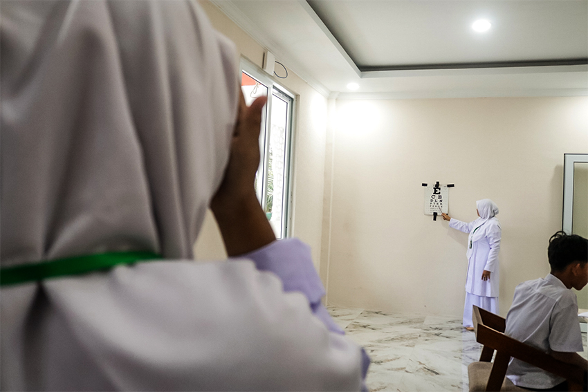 Sekolah Rakyat di Aceh Besar, Aceh, Senin (14/7). [astakom/str - Wahyu Majiah]