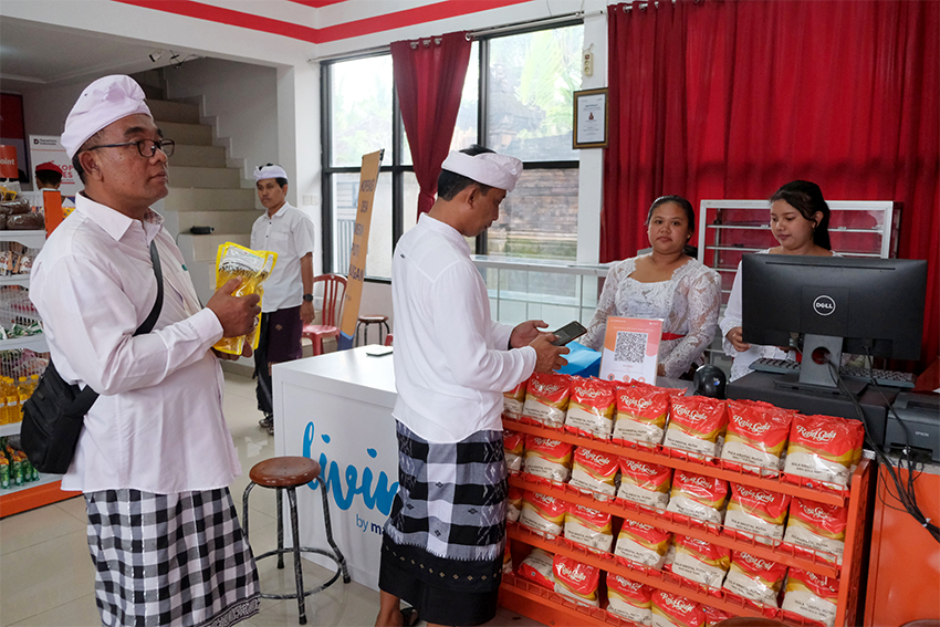 Kopdes Merah Putih, di Desa Gadungan, Tabanan, Bali, Senin (21/7). [astakom/str-Putu Yuka]