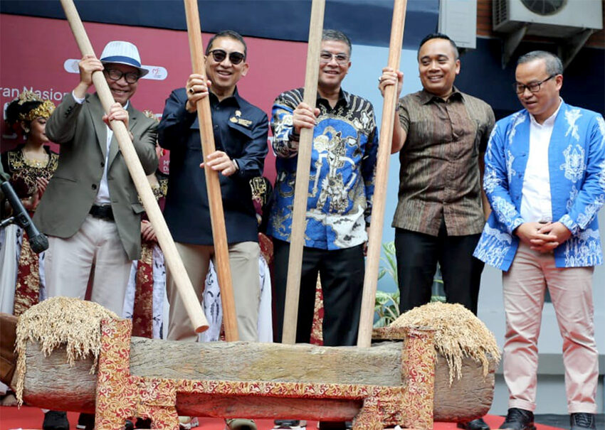 Pameran Pusaka Nusantara 2025, di Museum Sri Baduga Bandung, Jawa Barat, Selasa (29/7).[astakom/str-Budi Yanto]
