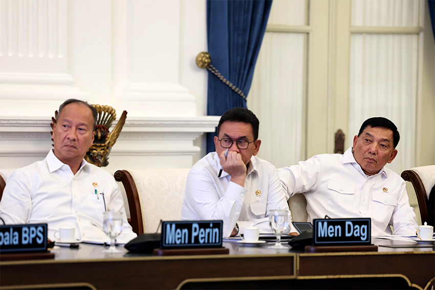 Presiden Prabowo gelar Rapat Terbatas di Kompleks Istana Kepresidenan, Jakarta, Selasa (22/7). [astakom/Tim Media Presiden]
