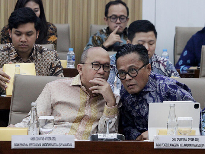 Danantara raker dengan Komisi VI DPR, di Gedung Nusantara I, Senayan, Jakarta, Rabu (23/7).[astakom/str-Antasena]
