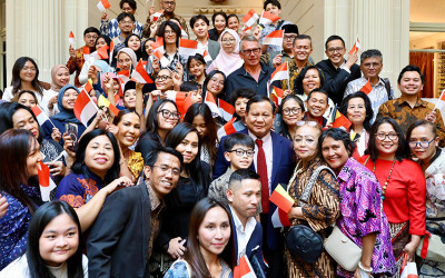 Disambut Diaspora Indonesia, Presiden Prabowo Tiba Di Brussel