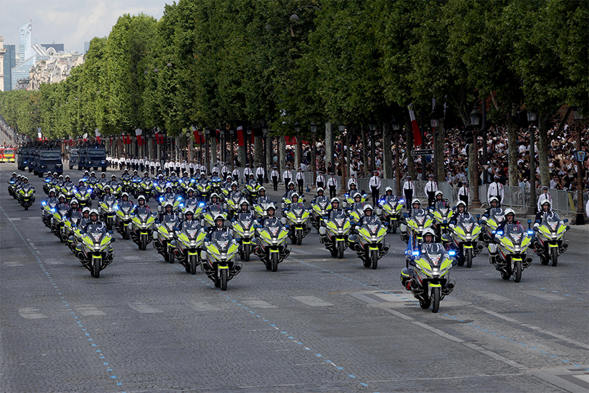 Presiden Prabowo menghadiri perayaan Bastille Day 2025, di Paris, Prancis, Senin (14/7). [Tim Media Presiden]