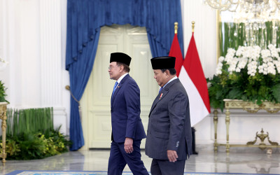 Prabowo Bahas 'Community Learning Center' Anak Pekerja Migran dengan Malaysia
