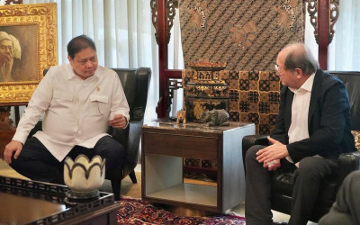 Airlangga Hartarto Dorong Temasek Perluas Investasi di Indonesia