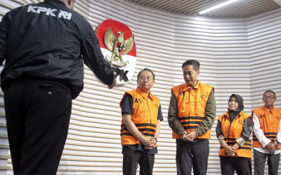 KPK Tahan Empat Tersangka Korupsi di Kemnaker