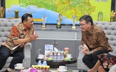 Temui Dubes Singapura, Ahmad Luthfi Sampaikan Upaya Pengembangan Pelabuhan di Jateng
