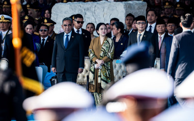 HUT Bhayangkara ke-79, Momen Kebersamaan Tokoh-Tokoh Bangsa Hadiri Upacara Monas