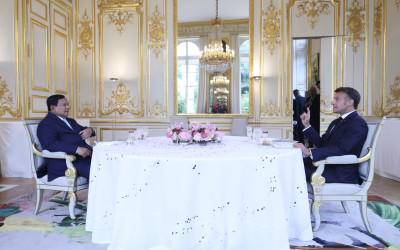 Usai Bastille Day, Prabowo Dijamu Macron Makan Malam di Istana