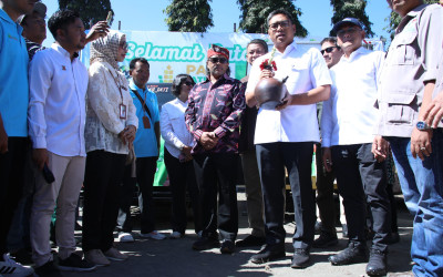 Mas Dar Lepas Ekspor Ubi dan Sayur Hasil Petani Milenial Bernilai Miliaran Rupiah