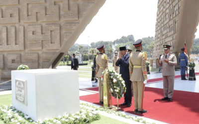 Perkuat Diplomasi Pertahanan, Menhan RI Sjafrie Temui Menhan Mesir di Kairo