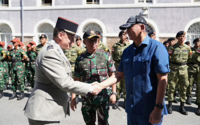 Menhan Sjafrie Tinjau Kesiapan Indonesia Tampil di Bastille Day