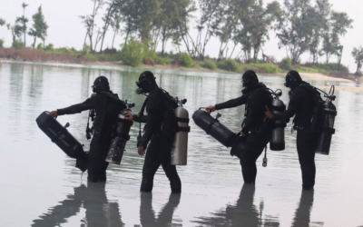 Batalyon Intai Amfibi 1 Marinir Asah Keahlian Infiltrasi Bawah Air