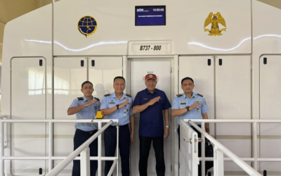 Sinergi TNI AU-PPI Curug Latih Pilot Dengan Simulator Boeing 737-800NG