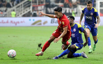 Laga Uji Coba Persija Jakata vs Arema FC