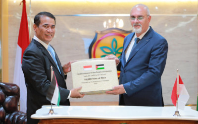 Indonesia Salurkan Bantuan 10.000 Ton Beras untuk Rakyat Palestina