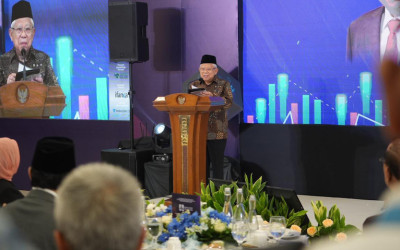 Ma'ruf Amin Ungkap Bakal Ada Badan Ekonomi Syariah Pengganti KNEKS