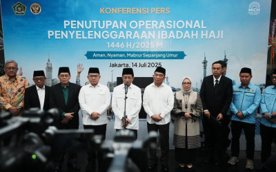 Operasional Haji 2025 Resmi Ditutup, Menag Sebut Penyelenggaraan Berjalan Sukses