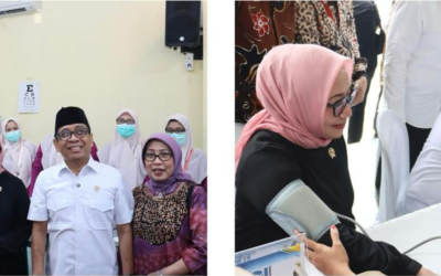 Pastikan Kesehatan Anak, Menteri PPPA dan Menko PMK Tinjau PKG di Pesantren
