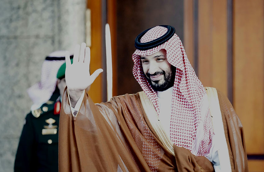 PM Mohammed bin Salman Al Saud, di Istana Al-Salam, Jeddah, Arab Saudi, Rabu (2/7). [TIm Media Presiden]