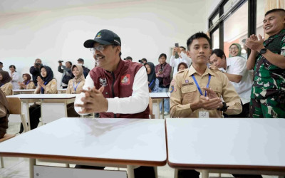Kunjungi Sekolah Rakyat Yogyakarta, Gus Ipul Beri Semangat Para Siswa