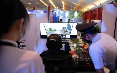 Belajar Jadi Masinis? Coba Akademi Masinis LRT Jakarta di Jakarta Fair 2025!