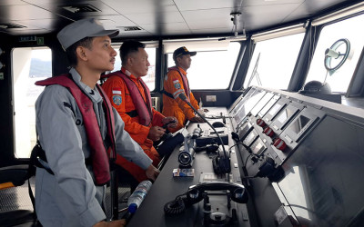Bakamla Dukung Pencarian Korban KMP Tunu Pratama Jaya