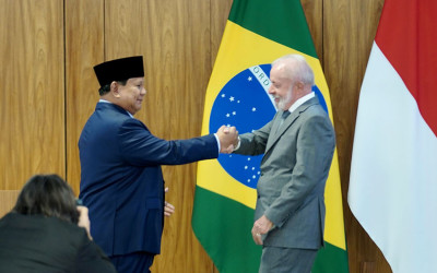 Joint Press Statement Presiden Prabowo dan Presiden Brasil