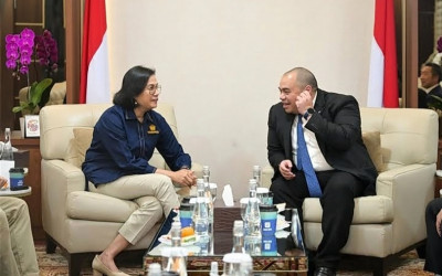 Sri Mulyani Bahas Strategi Investasi Jangka Panjang dengan CIO Danantara