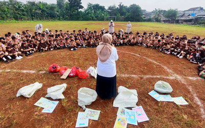 350 Pelajar Ikuti Edukasi Tata Kelola Sampah