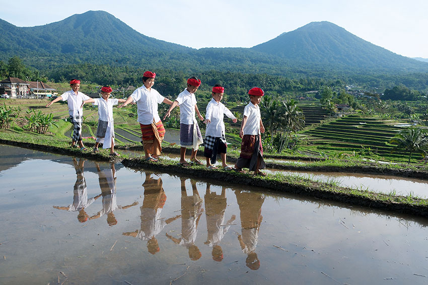 Jatiluwih Festival 2025, di Tabanan, Bali, Sabtu (19/7). [astakom/str-Putu Yuka]